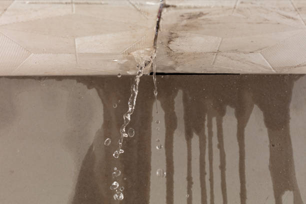 Professional Burst Pipe Cleanup technician working in North Wales, PA